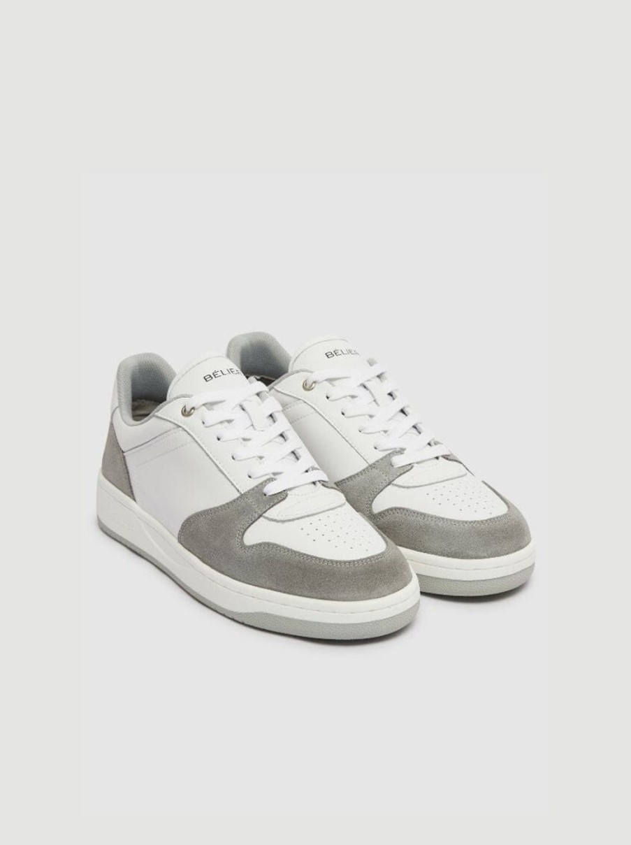 Men BELIER | Court Trainer White/Grey