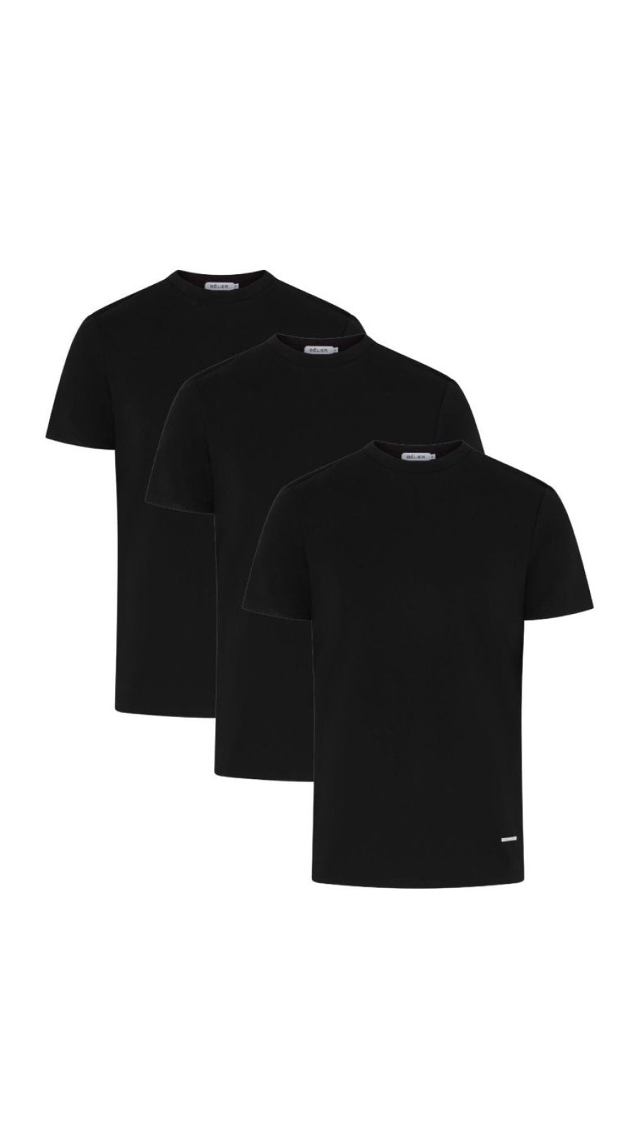 Men BELIER T-Shirts | 3 Pack Premium T-Shirt Black