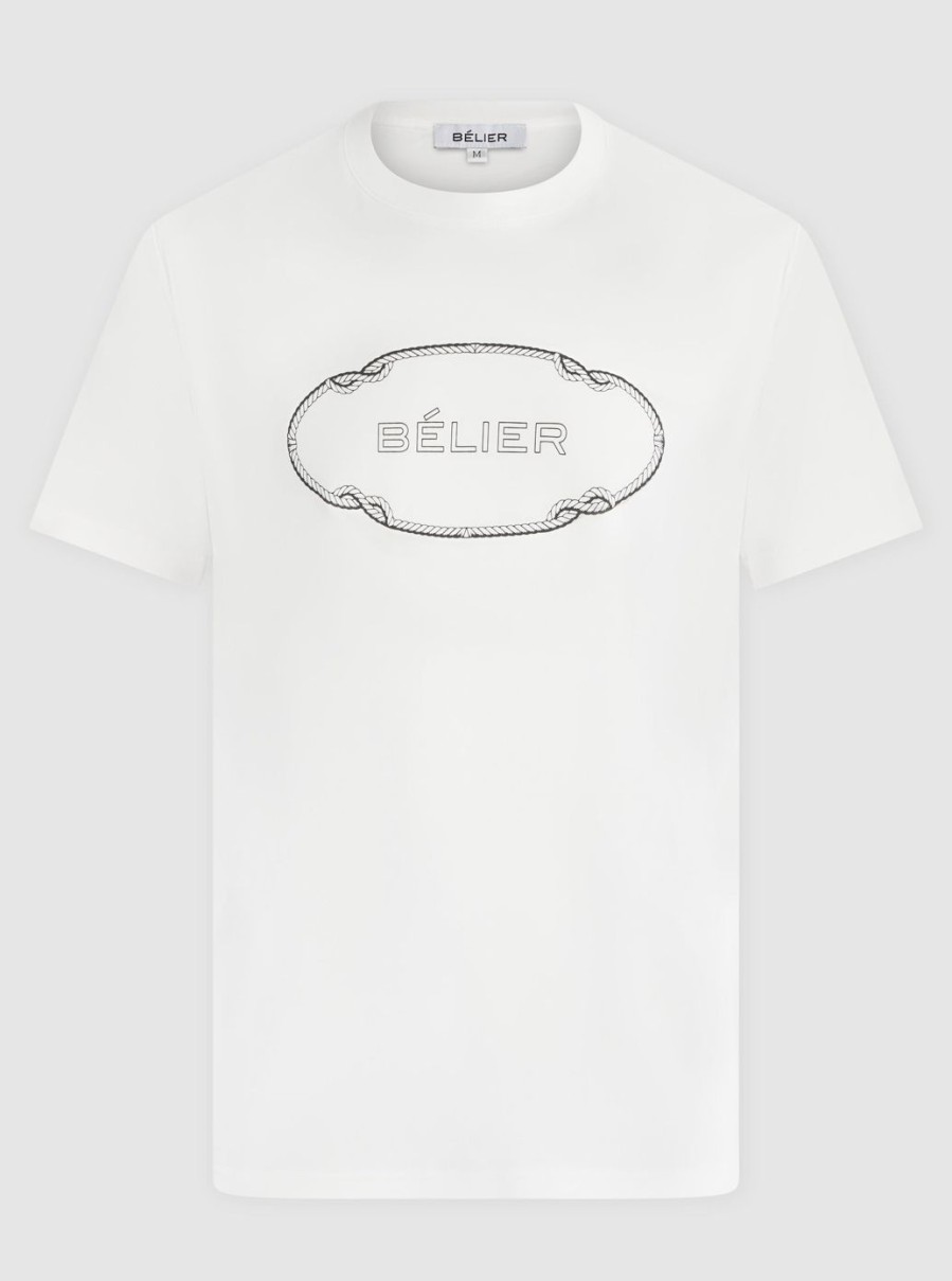 Men BELIER T-Shirts | White Rope T-Shirt