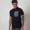 Men BELIER T-Shirts | Tech Pocket T-Shirt Black/Slate