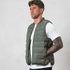 Men BELIER Jackets & Gilets | Hybrid Gilet Khaki