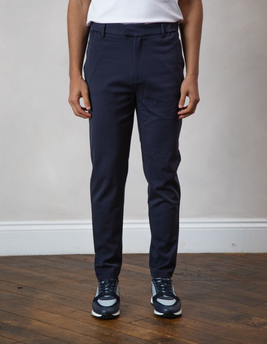 Men BELIER Twinsets | 24Hr Trouser Navy