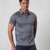 Men BELIER Polo Shirts | Mercerised Polo Grey