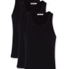 Men BELIER T-Shirts | 3 Pack Vest Black