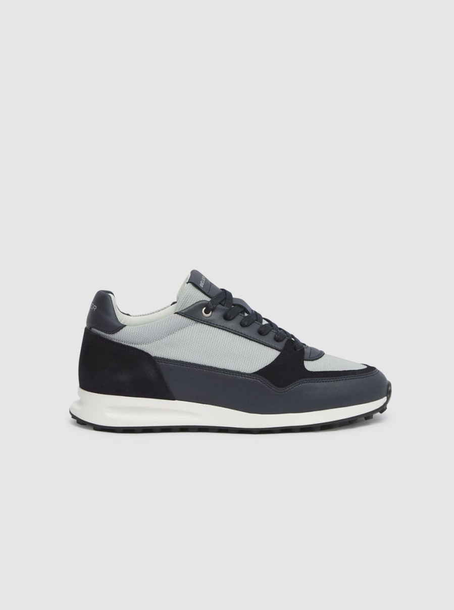 Men BELIER | Luxe Runner Navy/Grey