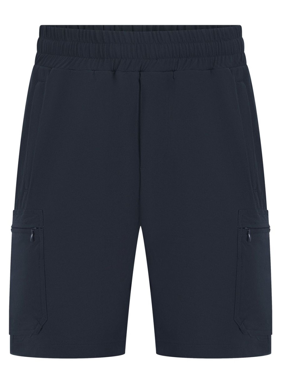 Men BELIER Twinsets | Traveller Cargo Short Navy