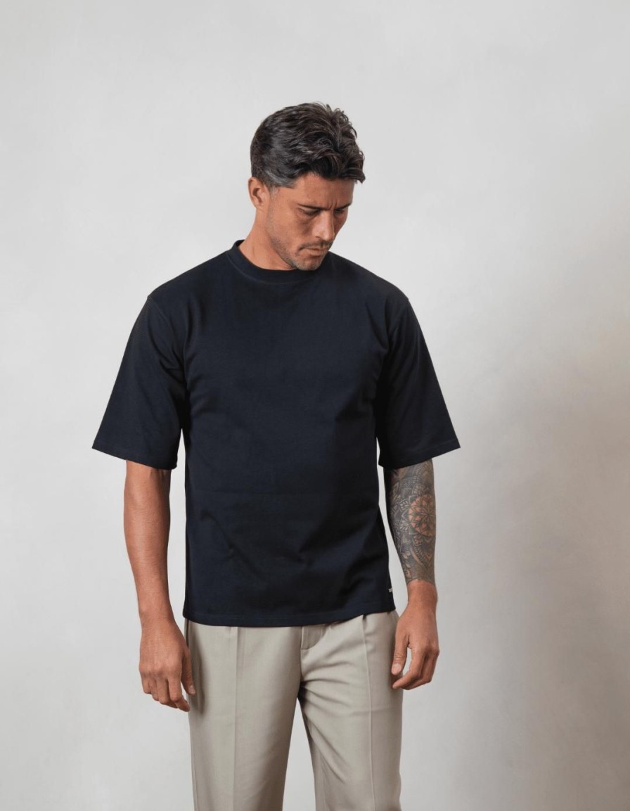 Men BELIER T-Shirts | Oversized T-Shirt Black