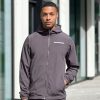 Men BELIER Activewear | Hybrid Windbreaker Slate Grey