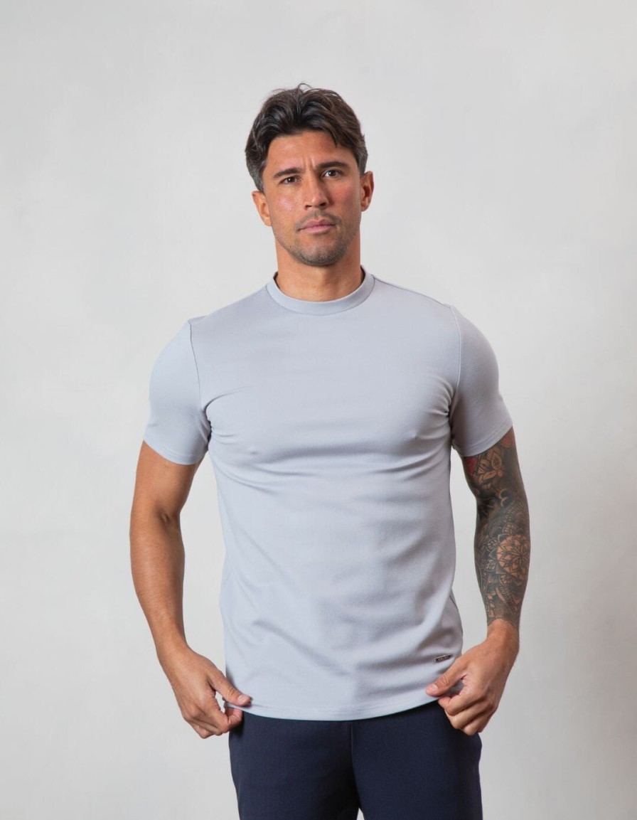 Men BELIER T-Shirts | Premium Plain T-Shirt Pebble