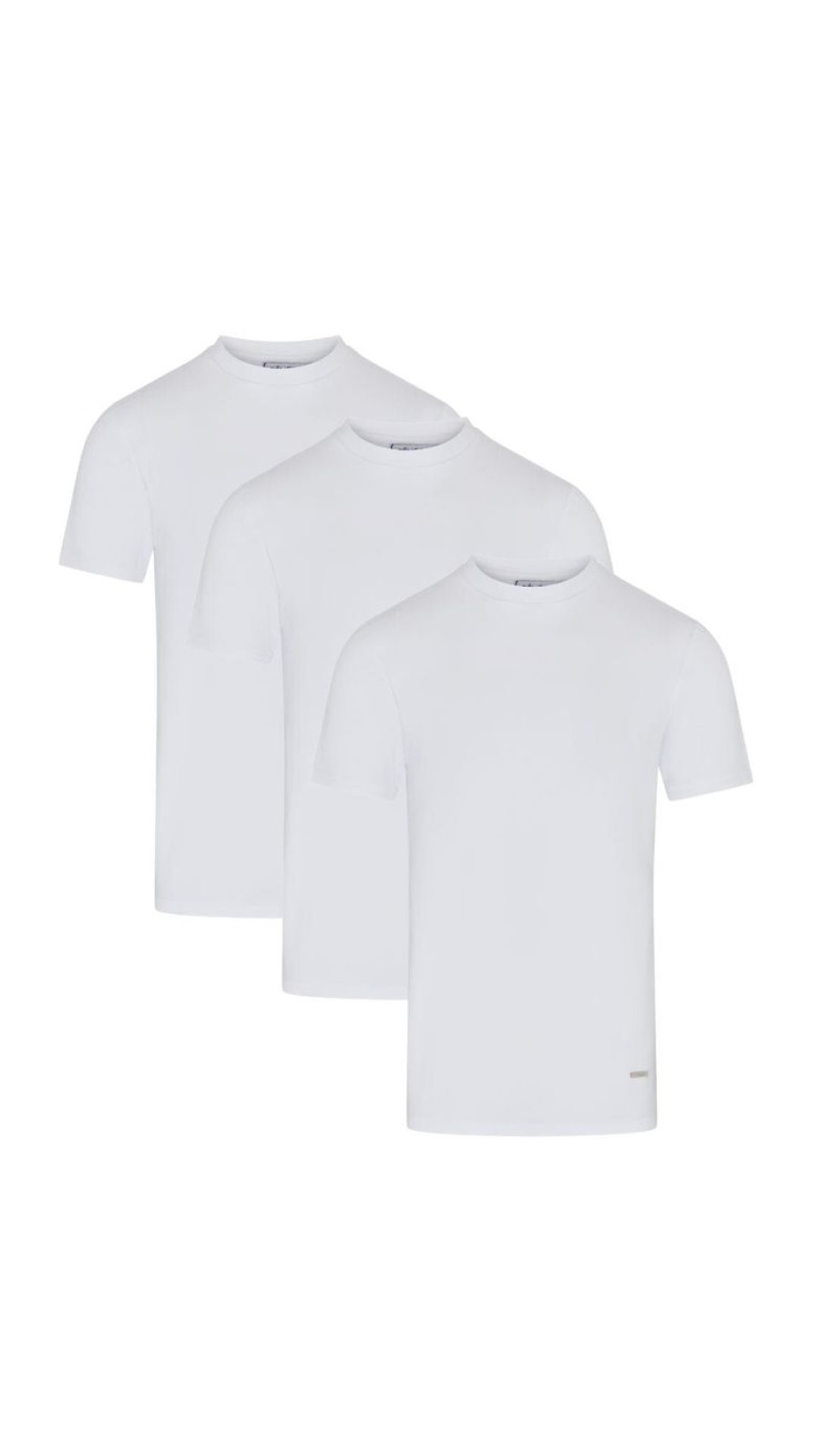 Men BELIER T-Shirts | 3 Pack Premium T-Shirt White