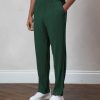 Men BELIER Tracksuits | Pleated Trouser Dark Green