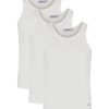 Men BELIER T-Shirts | 3 Pack Vest White