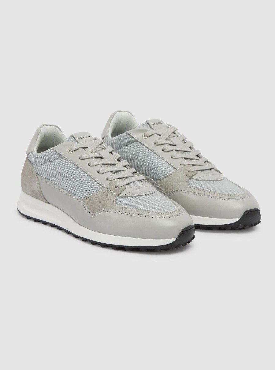 Men BELIER | Luxe Runner Grey/Grey