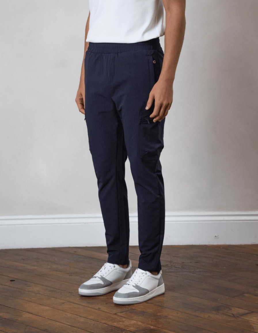 Men BELIER Trousers | Traveller Cargo Navy