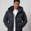 Men BELIER Jackets & Gilets | Puffer Jacket Black