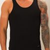 Men BELIER T-Shirts | Ribbed Vest Black