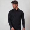 Men BELIER Polo Shirts | Mercerised L/S Polo Black