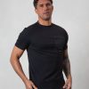 Men BELIER Twinsets | Tech Pocket T-Shirt Black/Black