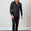 Men BELIER Shirts | Essential Slim Fit Shirt Black