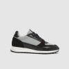 Men BELIER | Luxe Runner Black/Grey/White