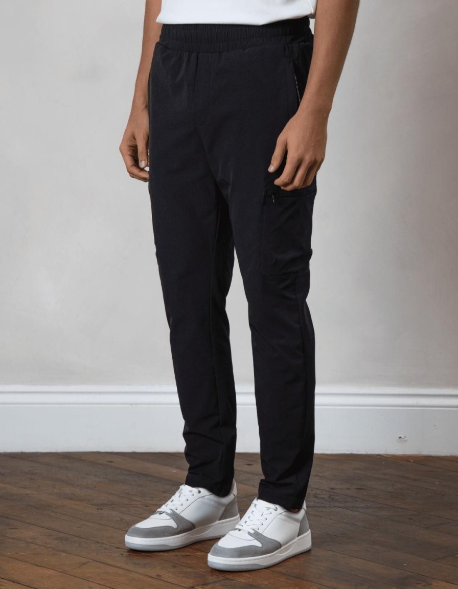 Men BELIER Cargo Pants | Traveller Cargo Pant Black