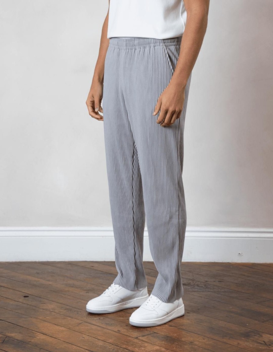 Men BELIER Tracksuits | Pleated Trouser Grey