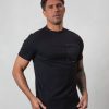 Men BELIER T-Shirts | Tech Pocket T-Shirt Black/Black