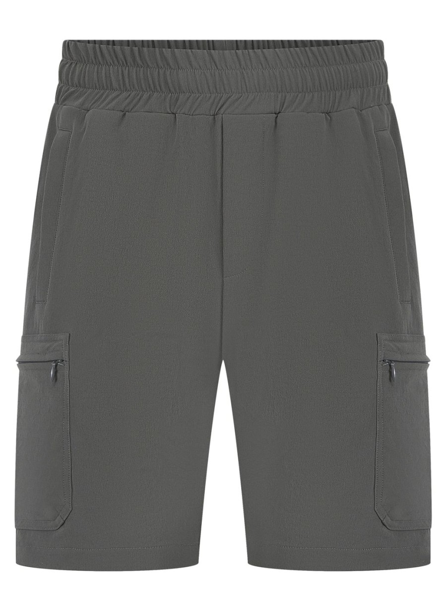 Men BELIER Twinsets | Traveller Cargo Short Slate Grey