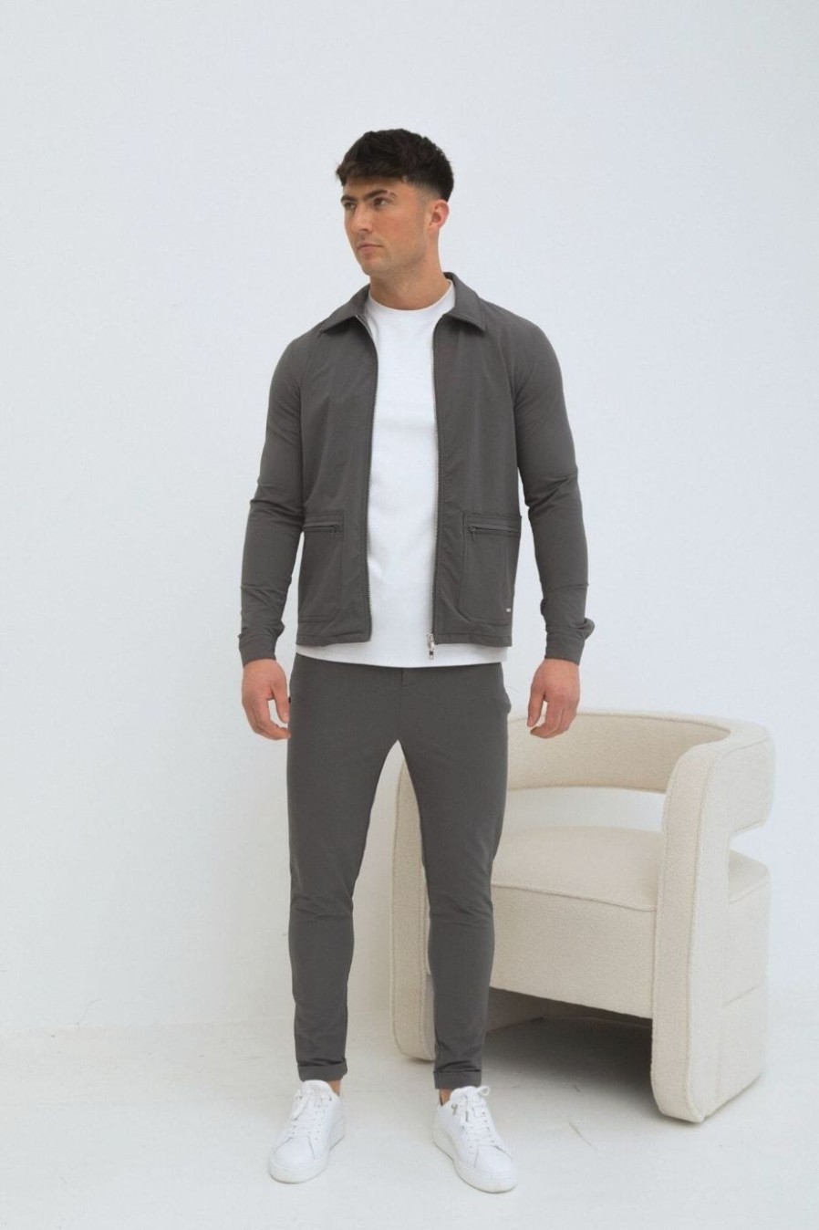 Men BELIER Trousers | Technical Traveller Trouser Slate Grey